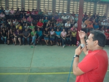 Andrés Eloy de cara con el pueblo del Sector Educación